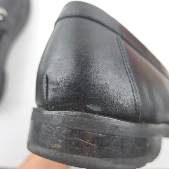 Allen Edmonds Arezzo‎ Italian Dress Loafer Mens 9.5D Black Leather Slip On main image 6